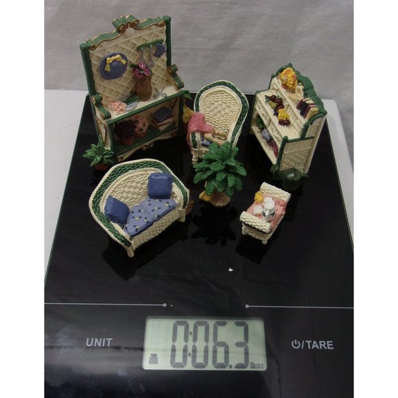 Avon Accents Lot Of 6 Pieces Avon Miniature Patio Furniture Poshmark